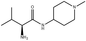 (S)-2-AMino-3-Methyl-N-(1-Methyl-piperidin-4-yl)-butyraMide Struktur