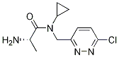 (S)-2-AMino-N-(6-chloro-pyridazin-3-ylMethyl)-N-cyclopropyl-propionaMide Struktur