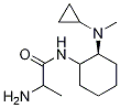 (S)-2-AMino-N-[2-(cyclopropyl-Methyl-aMino)-cyclohexyl]-propionaMide Struktur