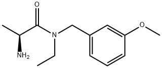 (S)-2-AMino-N-ethyl-N-(3-Methoxy-benzyl)-propionaMide Struktur