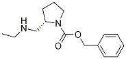 (S)-2-EthylaMinoMethyl-pyrrolidine-1-carboxylic acid benzyl ester Struktur