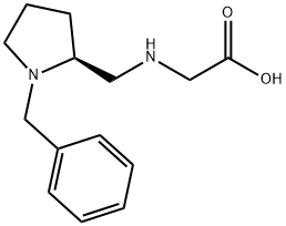 [((S)-1-Benzyl-pyrrolidin-2-ylMethyl)-aMino]-acetic acid Struktur