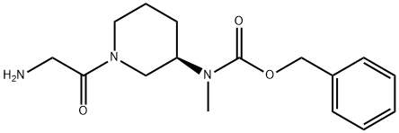 [(R)-1-(2-AMino-acetyl)-piperidin-3-yl]-Methyl-carbaMic acid benzyl ester Struktur