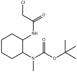 [2-(2-Chloro-acetylaMino)-cyclohexyl]-Methyl-carbaMic acid tert-butyl ester Struktur