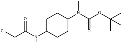 [4-(2-Chloro-acetylaMino)-cyclohexyl]-Methyl-carbaMic acid tert-butyl ester Struktur