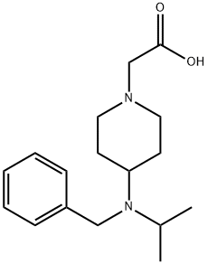 [4-(Benzyl-isopropyl-aMino)-piperidin-1-yl]-acetic acid Struktur