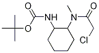 {2-[(2-Chloro-acetyl)-Methyl-aMino]-cyclohexyl}-carbaMic acid tert-butyl ester Struktur