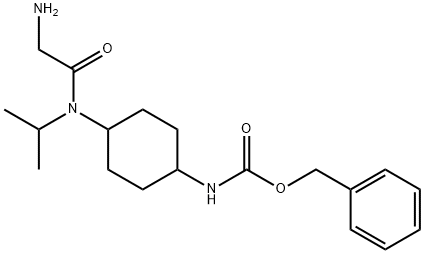 {4-[(2-AMino-acetyl)-isopropyl-aMino]-cyclohexyl}-carbaMic acid benzyl ester Struktur