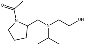 1-(2-{[(2-Hydroxy-ethyl)-isopropyl-aMino]-Methyl}-pyrrolidin-1-yl)-ethanone Struktur