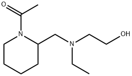 1-(2-{[Ethyl-(2-hydroxy-ethyl)-aMino]-Methyl}-piperidin-1-yl)-ethanone Struktur