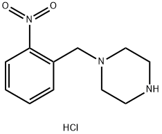 1-(2-Nitro-benzyl)-piperazine hydrochloride Struktur