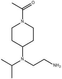 1-{4-[(2-AMino-ethyl)-isopropyl-aMino]-piperidin-1-yl}-ethanone Struktur