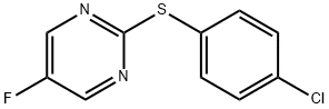 2-(4-Chloro-phenylsulfanyl)-5-fluoro-pyriMidine Struktur