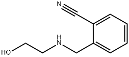 2-[(2-Hydroxy-ethylaMino)-Methyl]-benzonitrile Struktur