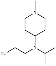 2-[Isopropyl-(1-Methyl-piperidin-4-yl)-aMino]-ethanol Struktur