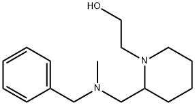 2-{2-[(Benzyl-Methyl-aMino)-Methyl]-piperidin-1-yl}-ethanol Struktur