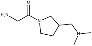 2-AMino-1-(3-diMethylaMinoMethyl-pyrrolidin-1-yl)-ethanone Struktur