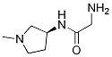 2-AMino-N-((S)-1-Methyl-pyrrolidin-3-yl)-acetaMide Struktur