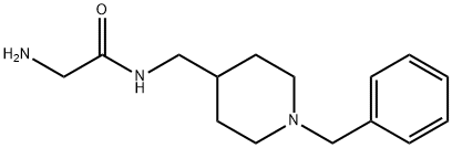 2-AMino-N-(1-benzyl-piperidin-4-ylMethyl)-acetaMide Struktur