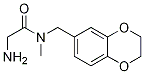 2-AMino-N-(2,3-dihydro-benzo[1,4]dioxin-6-ylMethyl)-N-Methyl-acetaMide Struktur