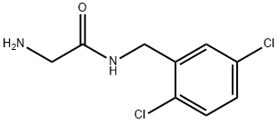 2-AMino-N-(2,5-dichloro-benzyl)-acetaMide Struktur