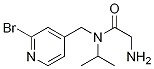 2-AMino-N-(2-broMo-pyridin-4-ylMethyl)-N-isopropyl-acetaMide Struktur