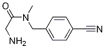 2-AMino-N-(4-cyano-benzyl)-N-Methyl-acetaMide Struktur