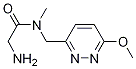 2-AMino-N-(6-Methoxy-pyridazin-3-ylMethyl)-N-Methyl-acetaMide Struktur