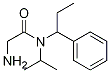 2-AMino-N-isopropyl-N-(1-phenyl-propyl)-acetaMide Struktur