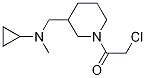 2-Chloro-1-{3-[(cyclopropyl-Methyl-aMino)-Methyl]-piperidin-1-yl}-ethanone Struktur