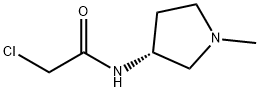 2-Chloro-N-((R)-1-Methyl-pyrrolidin-3-yl)-acetaMide Struktur