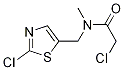 2-Chloro-N-(2-chloro-thiazol-5-ylMethyl)-N-Methyl-acetaMide Struktur