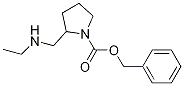 2-EthylaMinoMethyl-pyrrolidine-1-carboxylic acid benzyl ester Struktur