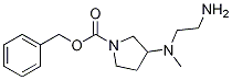 3-[(2-AMino-ethyl)-Methyl-aMino]-pyrrolidine-1-carboxylic acid benzyl ester Struktur