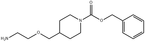 4-(2-AMino-ethoxyMethyl)-piperidine-1-carboxylic acid benzyl ester Struktur