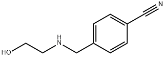 4-[(2-Hydroxy-ethylaMino)-Methyl]-benzonitrile Struktur