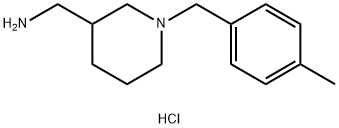 C-[1-(4-Methyl-benzyl)-piperidin-3-yl]-MethylaMine
hydrochloride Struktur