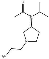 N-[(R)-1-(2-AMino-ethyl)-pyrrolidin-3-yl]-N-isopropyl-acetaMide Struktur