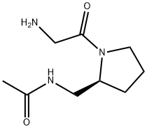 N-[(S)-1-(2-AMino-acetyl)-pyrrolidin-2-ylMethyl]-acetaMide Struktur