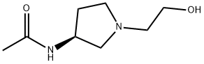 N-[(S)-1-(2-Hydroxy-ethyl)-pyrrolidin-3-yl]-acetaMide Struktur