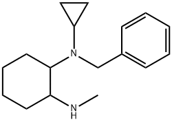 N-Benzyl-N-cyclopropyl-N'-Methyl-cyclohexane-1,2-diaMine Struktur