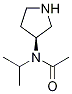 N-Isopropyl-N-(S)-pyrrolidin-3-yl-acetaMide Struktur