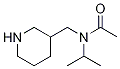 N-Isopropyl-N-piperidin-3-ylMethyl-acetaMide Struktur