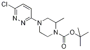 4-(6-Chloro-pyridazin-3-yl)-2-Methyl-piperazine-1-carboxylic acid tert-butyl este Struktur