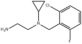 N*1*-(2-Chloro-6-fluoro-benzyl)-N*1*-cyclopropyl-ethane-1,2-diaMine Struktur