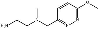 N*1*-(6-Methoxy-pyridazin-3-ylMethyl)-N*1*-Methyl-ethane-1,2-diaMine Struktur