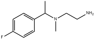 N*1*-[1-(4-Fluoro-phenyl)-ethyl]-N*1*-Methyl-ethane-1,2-diaMine Struktur