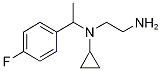 N*1*-Cyclopropyl-N*1*-[1-(4-fluoro-phenyl)-ethyl]-ethane-1,2-diaMine Struktur