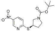 (R)-3-(5-Nitro-pyridin-2-ylsulfanyl
)-pyrrolidine-1-carboxylic acid ter
t-butyl ester Struktur