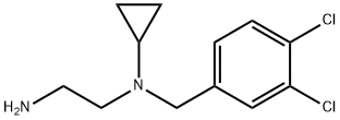 N*1*-Cyclopropyl-N*1*-(3,4-dichloro-benzyl)-ethane-1,2-diaMine Struktur